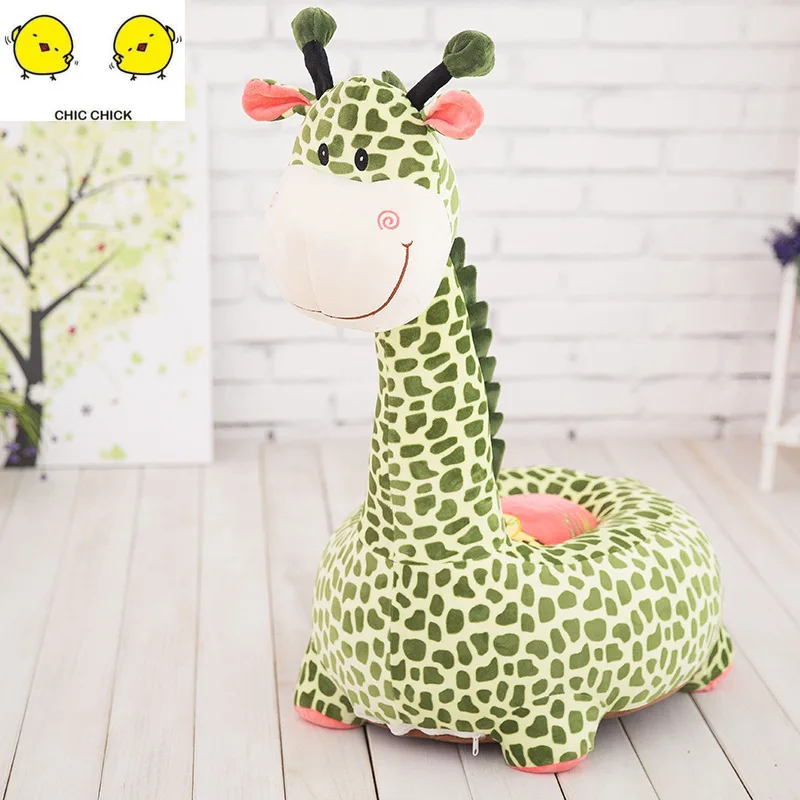 

Cartoon Kids Seats Sofa Comfortable PP Cotton Animal Giraffe Small Big Size Baby Portable Chair Gifts for Children