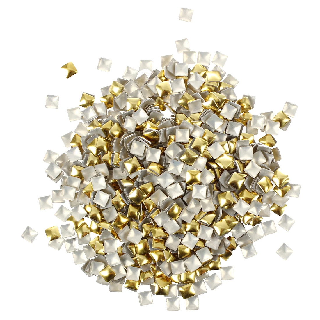 Набор 270 ногтей художественные шпильки-4 мм-золото и серебро-Nail Art-Rhinestone-Gems от Y2B