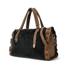 The 2016 winter new imitation mink hair woven inside Boston interval portable Shoulder Messenger Bag free shipping