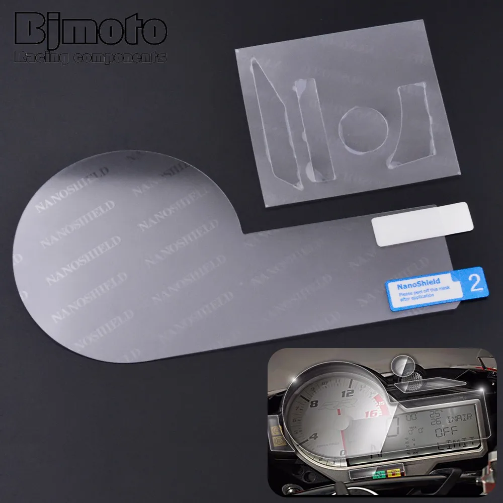 

BJMOTO Motorcycle Accessories Dashboard Instrument Speedometer Film Screen Protector Stickers For BMW S1000R/RR/XR 2015-2016