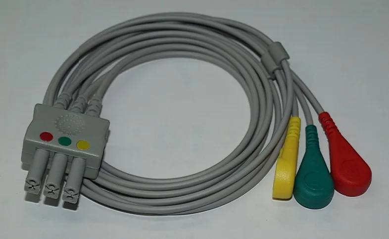 Совместимость c Siemens Drager Mindray ECG 5 Lead 3 ecg leadпроводной кабель для Виго спектра Statham