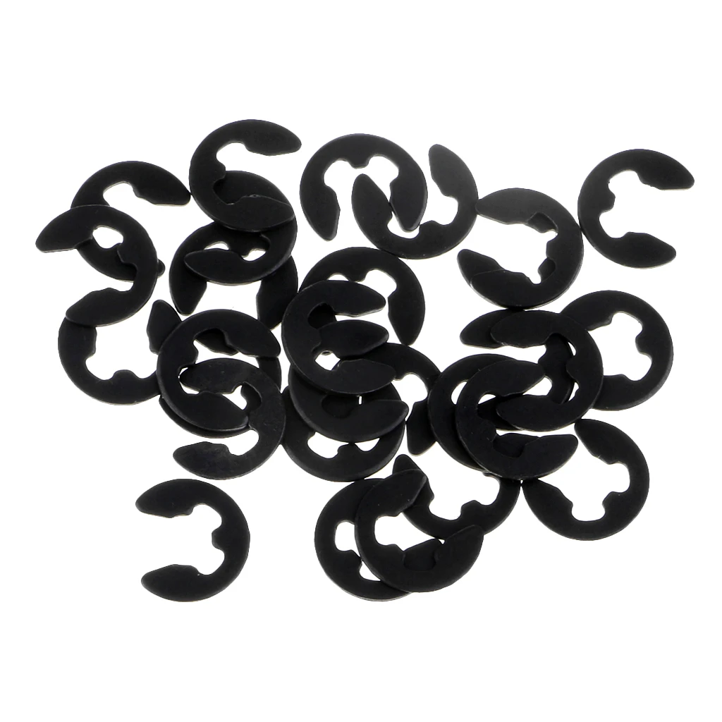 30pcs 02037 E-Clip Buckle for HSP 1/10 Remote Control Model Car Accessories