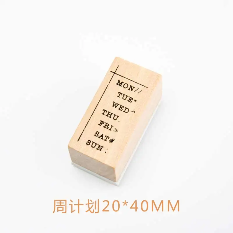 Винтажная этикетка список/сделать список штамп DIY деревянные резиновые штампы для скрапбукинга канцелярские Скрапбукинг Стандартный штамп YZ009 - Цвет: 1