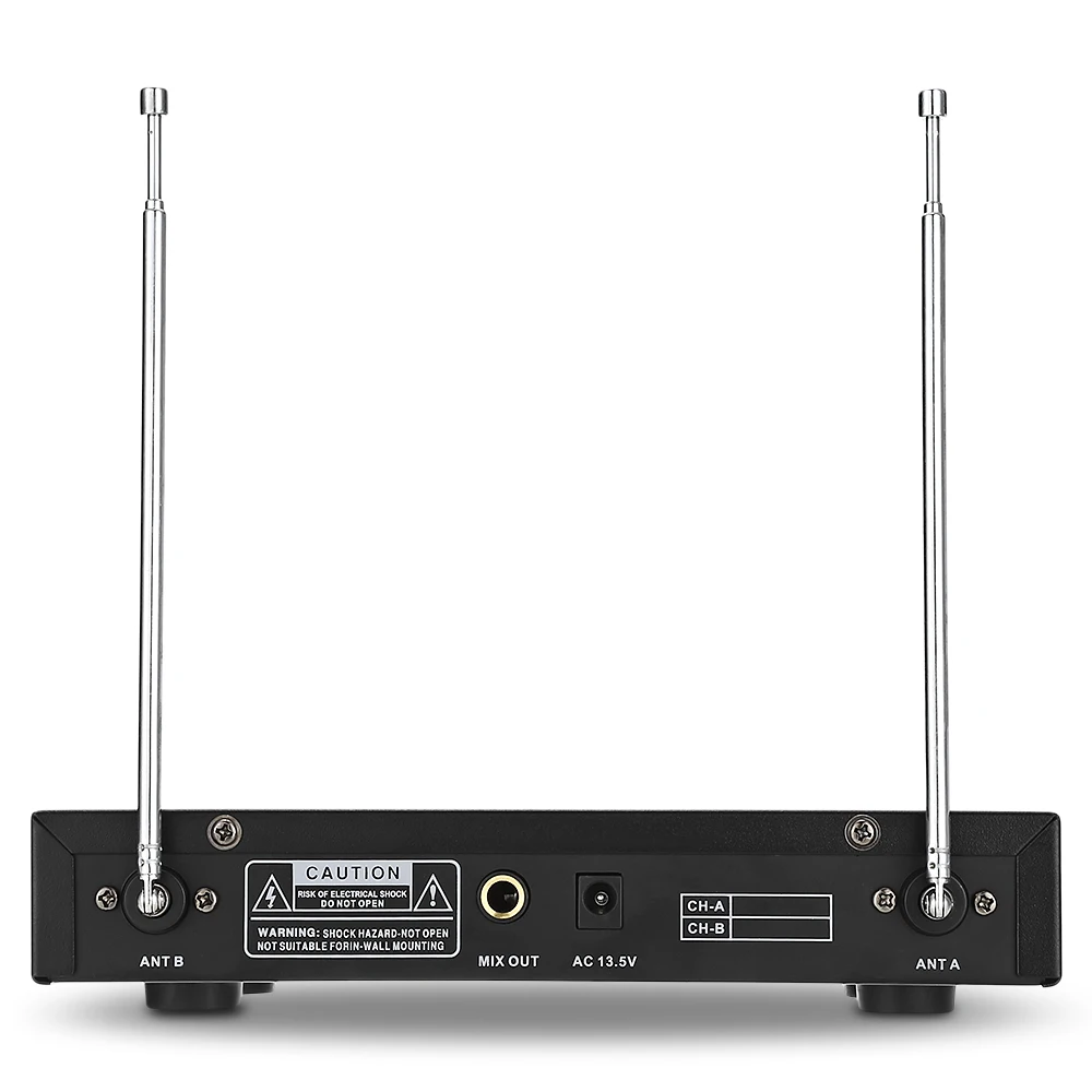 WEISRE VHF беспроводной микрофон Система двухканальный ручной динамический