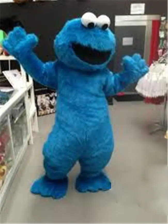 

Halloween Costumes For Women Sesame Street Blue Cookie Monster Mascot Costume Cheap Costumes Adult Character Costume Fancy Dress