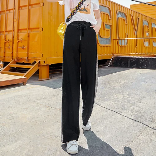 plus size sequin wide leg pants