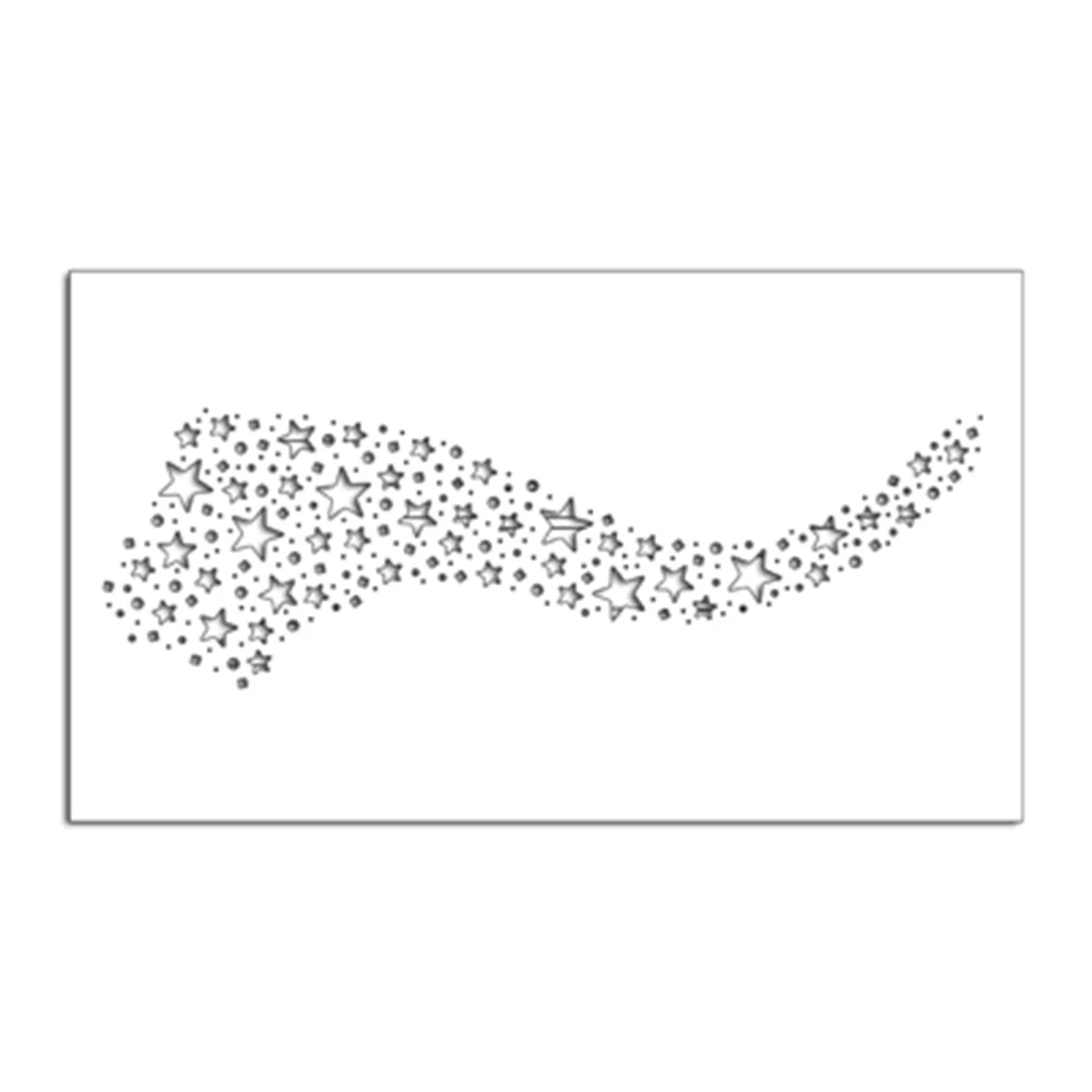 

Star River Metal Cutting Dies Cut DIY Decoration Embossing Scrapbooking Collect Craft Create Stamps Paper Card Stencil template
