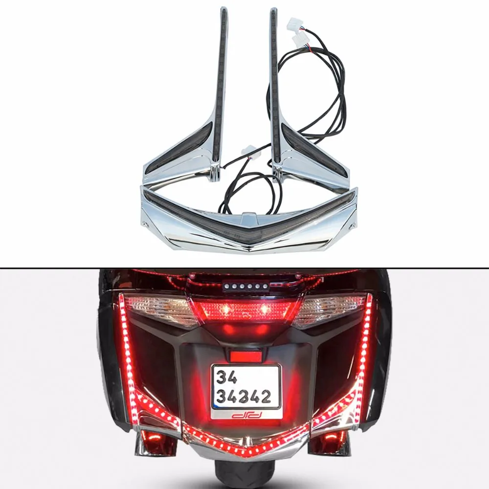 Fender Tip Accent Vertical LED Light Strips For Honda Goldwing GL1800