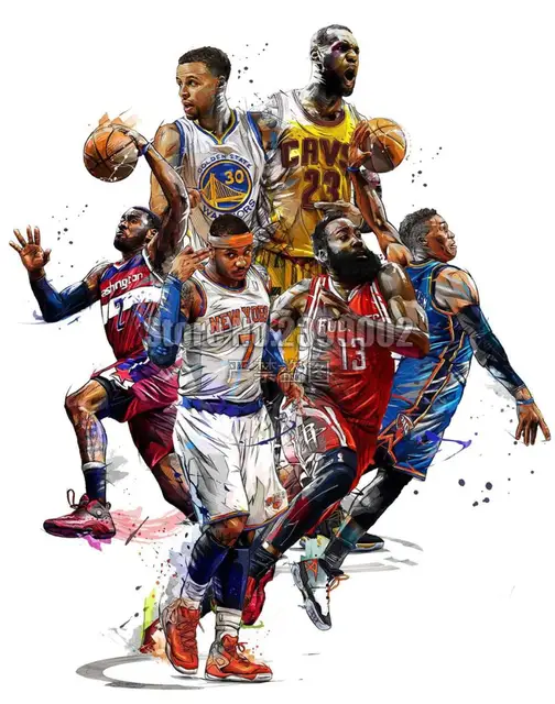 Diy Diamond Painting basketball player Full Rhinestones Cross Stitch 5D