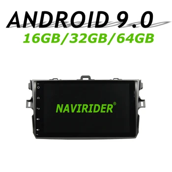 

High configuration Octa Core Android 9.0 Car GPS Multimedia For Toyota COROLLA 2010 9" Car Radio bluetooth 64GB large memory
