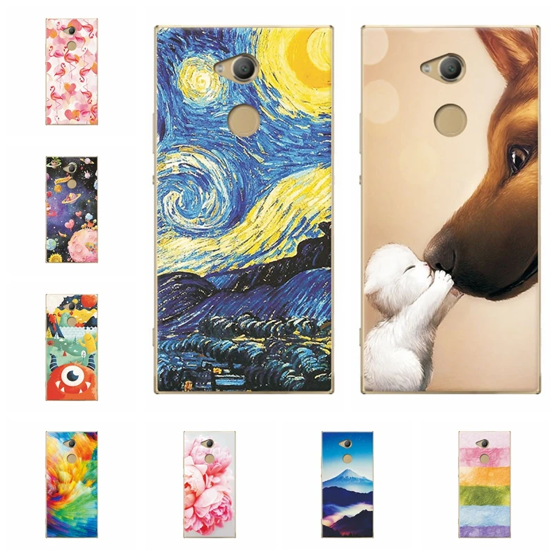 

Back Cover Soft Fundas For Sony Xperia XA2 Ultra Scenery Phone Case For Sony XA2 Ultra Capa Soft TPU Silicone Cover Fashion Cute