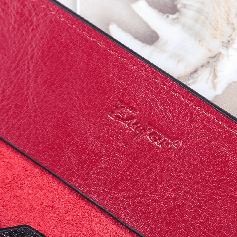 Esufeir 2017 натуральная кожа женщины кошелек Длинный кошелек винтажные теплые нескольких держателя карты сцепления моды Стандартный кошелек