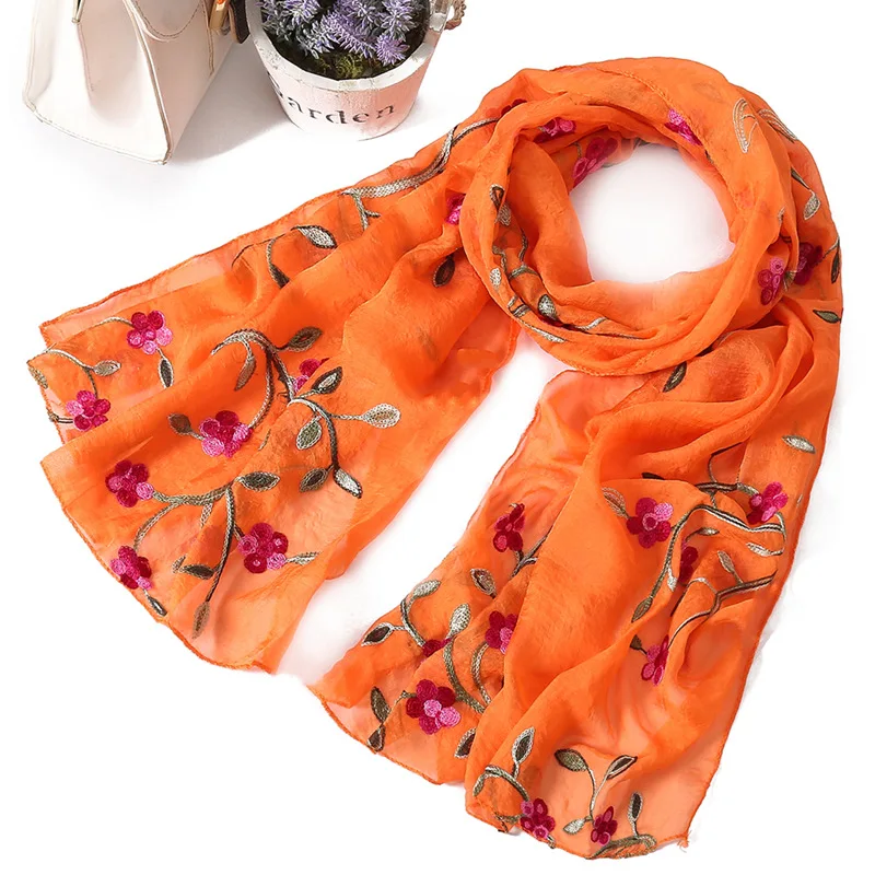 Лидер продаж, роскошный брендовый женский шарф, весенне-летние шелковые шарфы, шали, палантины для леди, пашмины, пляжные палантины, хиджаб, фуляр, Женский снуд - Цвет: Color 12