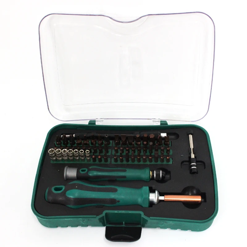 

6092B 62 In 1 Home Repair Tools Kit for Smartphone Laptop Screwdriver Sets Repair Electric Mobile Phone Tool Free Shipping