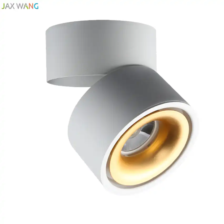 Led Ultra Thin Spotlights Living Room Home Bedroom Wall Mounted Track Lights Ceiling Cob Downlight Store Wall Guide Lamp Fixture