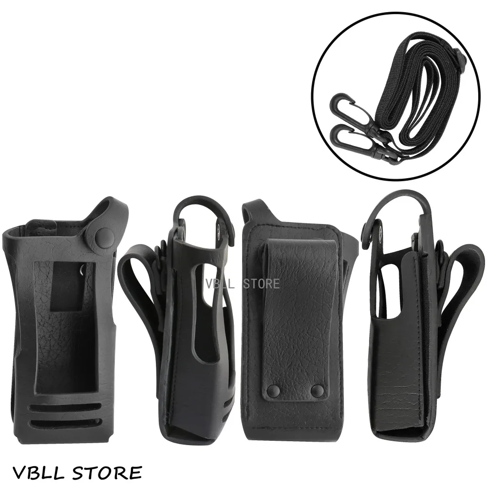 VBLL PMLN5021 Walkie-talkie Hard Leather Carry Case For  XPR6350 XPR6550 XPR6580 Portable Radio