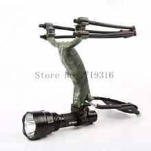 Camo Free Shipping Hunting Profissional Powerful Slingshot Sling Shot Bow Rubber Band Slingshot Catapult Pocket Arrow