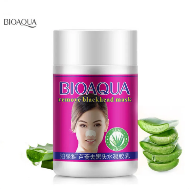 

Bioaqua Skin Care Aloe Nose Mask Anti Acne Treatment Blackheads Skin Whitening Face Mask Black head Remover Deep Cleansing Pores