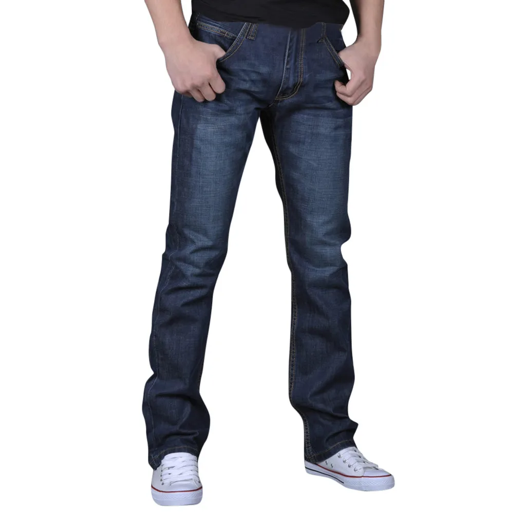 2019 Autumn Stretch Men Jeans Denim Jogger Men s Solid Denim Cotton Vintage Wash Hip Hop 3