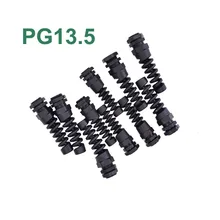 10 шт. IP68 Водонепроницаемый M20 PG13.5 вводы со спиральной защитой кабеля от излома Кабельный ввод гибкий полиамид для 6-12 мм провода