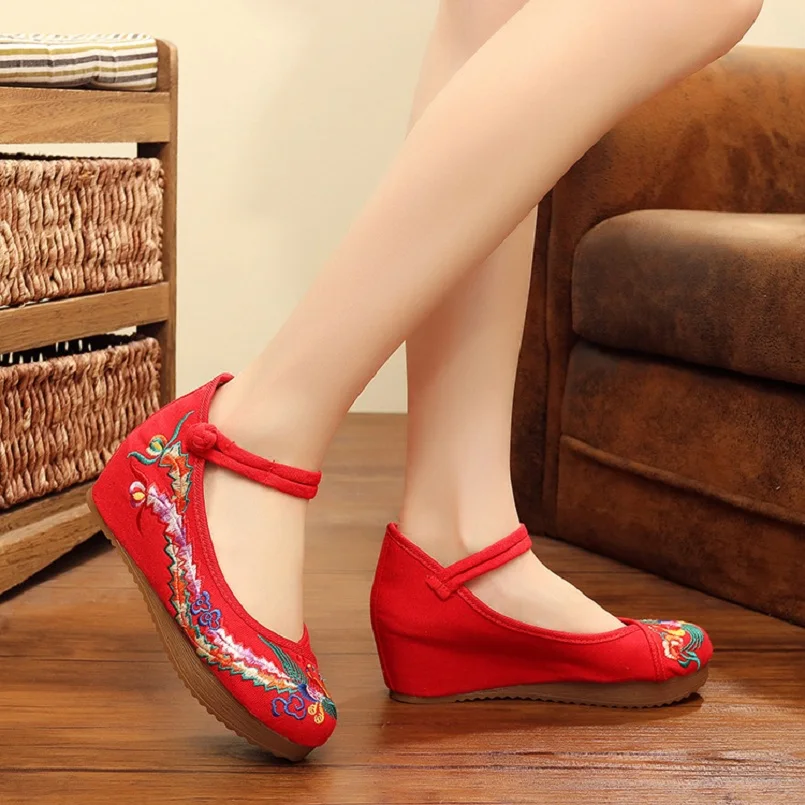 Marlisasa Zapatos De Mujer милые женские тканевые Туфли с круглым носком и ремешком пряжкой
