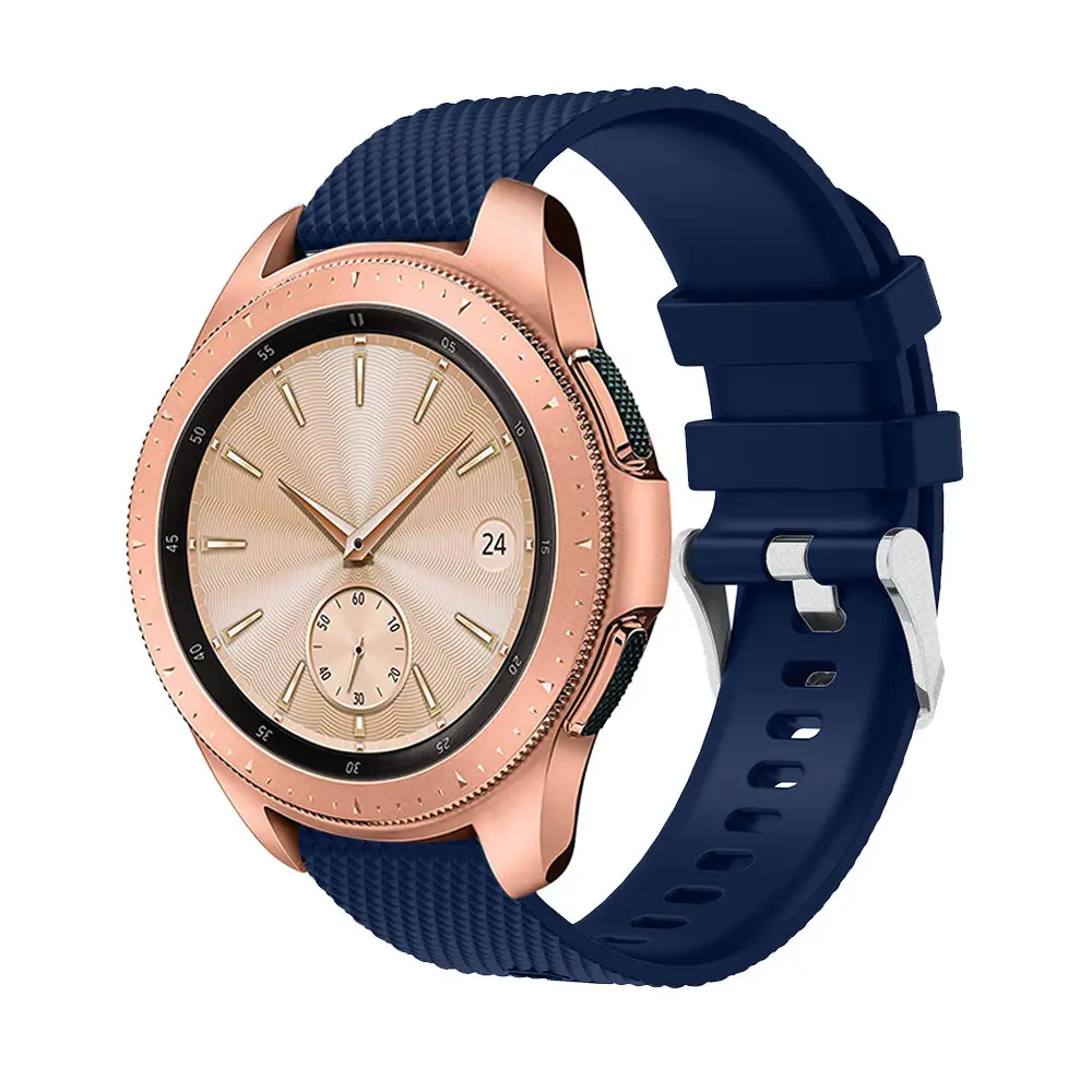 Силиконовый ремешок 20 мм Замена для Samsung Galaxy Watch 42 Смарт часы Garmin Venu/Amazfit Bip lite/GTS на