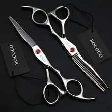 6 дюймов Горячие японские ножницы для волос Парикмахерские ножницы парикмахера cissors профессиональные прореживающие ножницы для волос