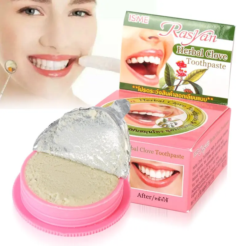 

Herbal Toothpaste Dentifrice Herb Teeth Whitening Natural Thai Toothpaste Strong Formula Teeth Whitening Tooth Powder