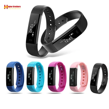 

Smart Wristbands Fitness Tracker Smart Bracelet Pedometer Bluetooth Smartband Waterproof Sleep Monitor Wrist Watch ID115