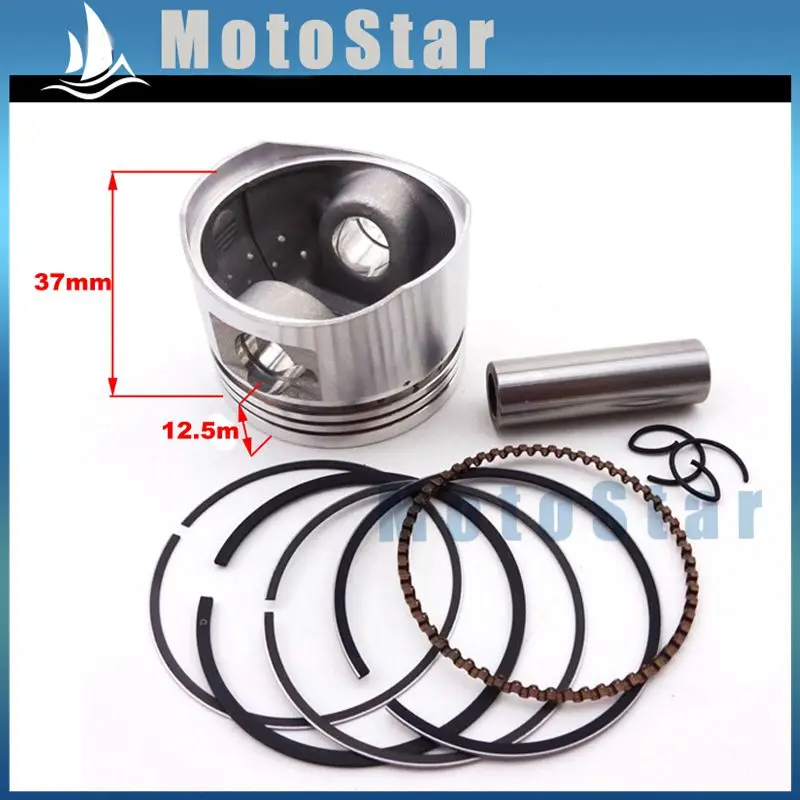 

52mm 13mm Piston Pin Ring Kit For Chinese Lifan 110cc Engine Motorcycle Pit Dirt Trail Motor Bike ATV Quad