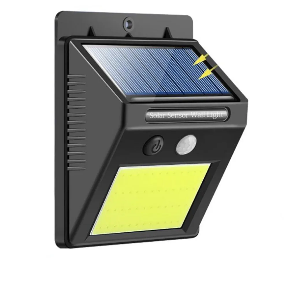 48 LEDs Chip COB Solar Light PIR Motion Sensor Wireless Solar Lamp