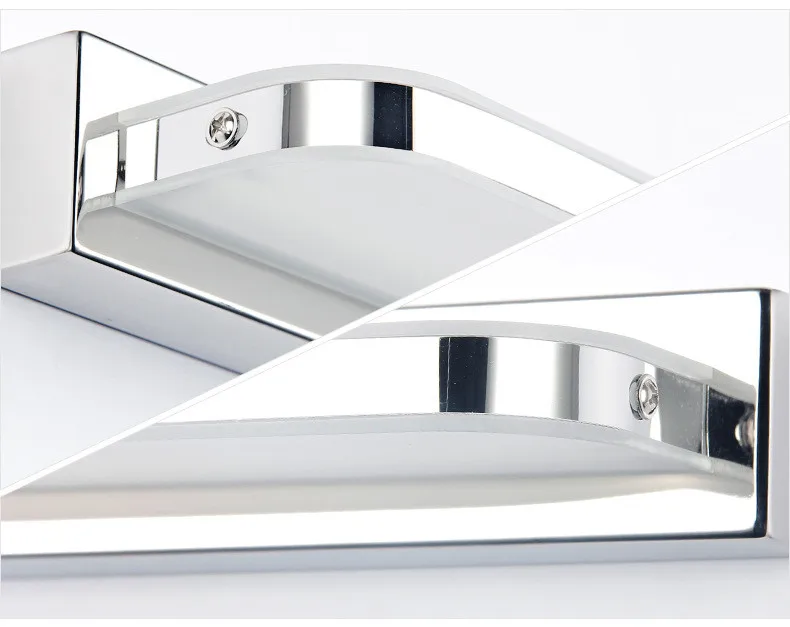 [DBF] современный косметический акриловый настенный светильник водонепроницаемый противотуманный 9 Вт/12 Вт 42 см/54 см зеркальный светильник настенный светильник освещение для ванной комнаты