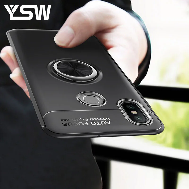 

YSW Shockproof Case for Xiaomi Redmi Note 4 4X Magnetic Ring Cover Redmi Note 5 Pro 4A 5A Prime Redmi 6 6A S2 Car Holder Stand
