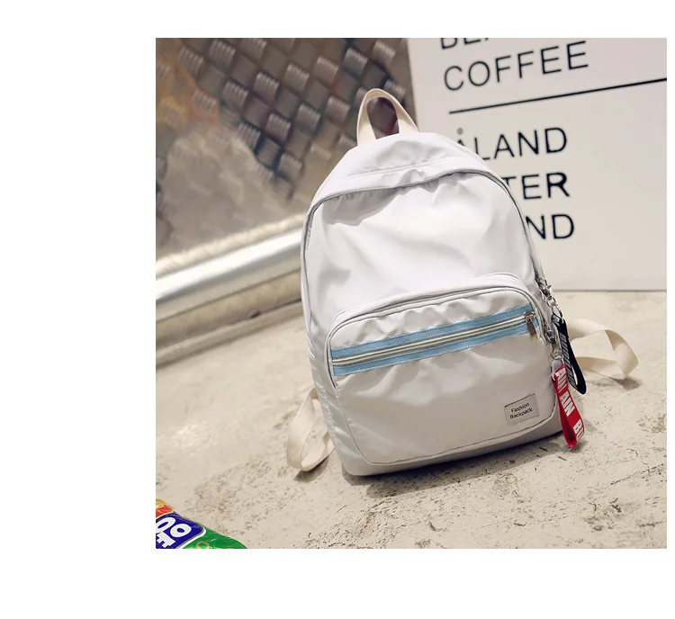 Японский Харадзюку сплошной цвет ulzzang backbag дикая кисть уличная Студенческая сумка стример женский рюкзак