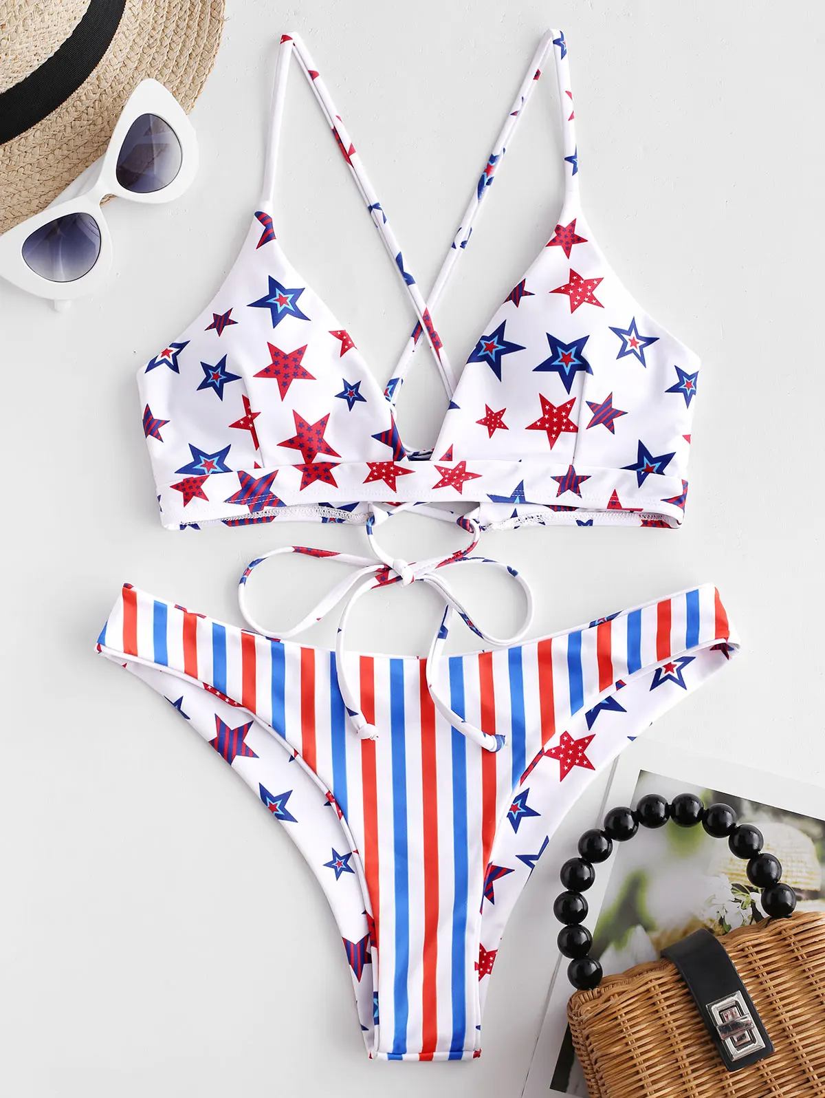 zaful fourth of july bathing suits