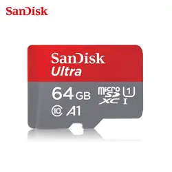 100% Оригинал SanDisk Micro SD 64 ГБ MicroSDXCUHS-я картао де memoria Class10 Ultra 100 МБ/с. TF карт sd карты памяти для мобильного телефона