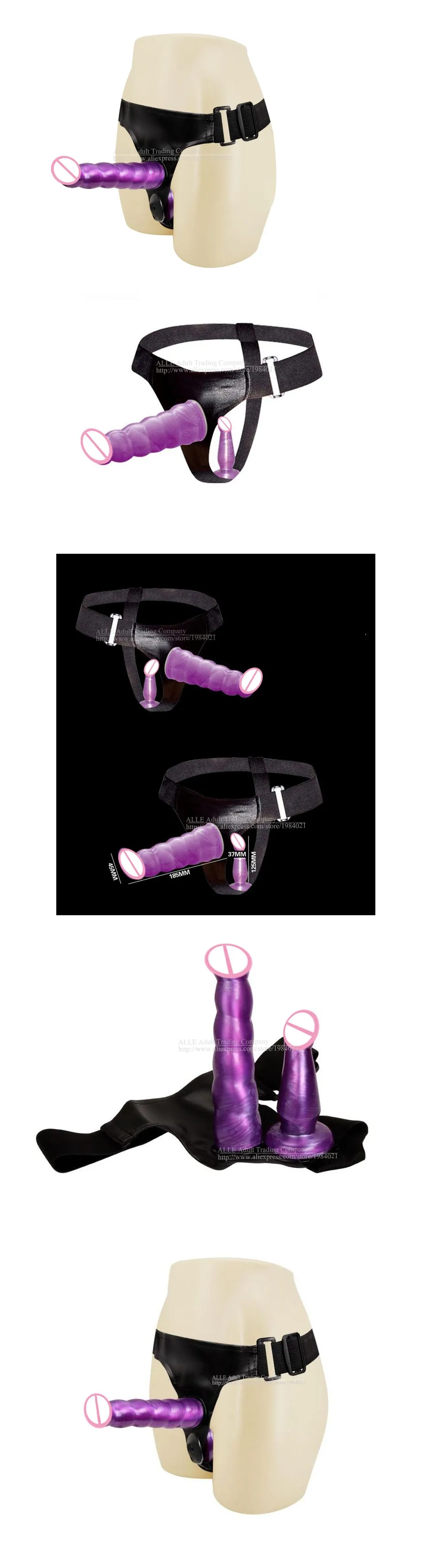 Sex Products Dildos Lesbian Strapon Double Stimulation Strap on Dildos Realistic Penis Sex Toys Anal Sex Toys For Woman Couples 3