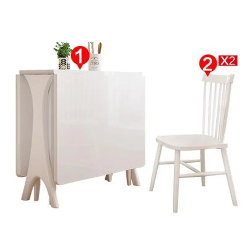 Tafel Set Escrivaninha Meja Makan Ouro Tavolo Pieghevole Tablo Redonda Retro Desk Plegable Mesa De Jantar Folding Dining Table