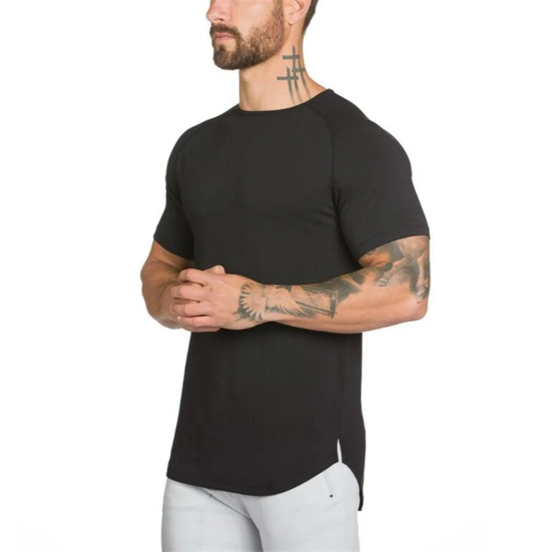 gyms clothing fitness t shirt men-0