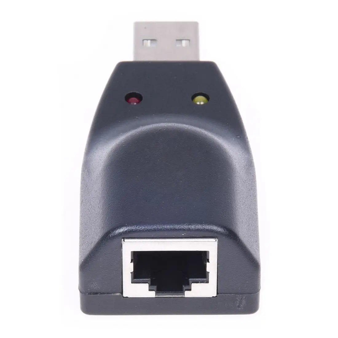 USB 2.0 Male to RJ45 Female Phone Jack LAN Adapter 10/100 Mbpsin