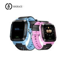 

SOGRACE GPS 2018 Child Smart Watch Kids Wristwatch Waterproof Baby Watch With SIM Card SOS Calls Gift For Children Watches