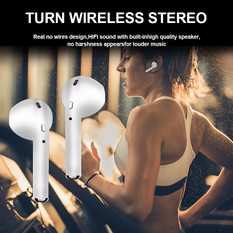 Беспроводные наушники Bluetooth наушники ifans TWS спортивные наушники гарнитура с микрофоном для смартфона iPhone Xiaomi samsung huawei LG