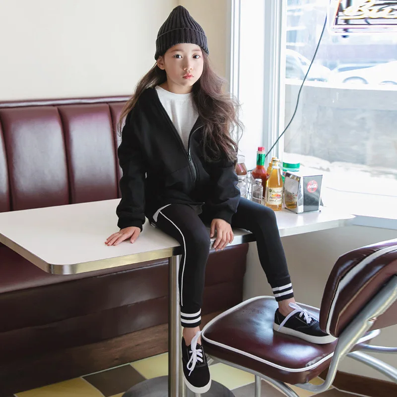 

2019 Girl Clothes Winter Children Clothing Sets Kids Sport Suits Girls Clothes Sets Fleece Tracksuits For Girls Costumes Gym