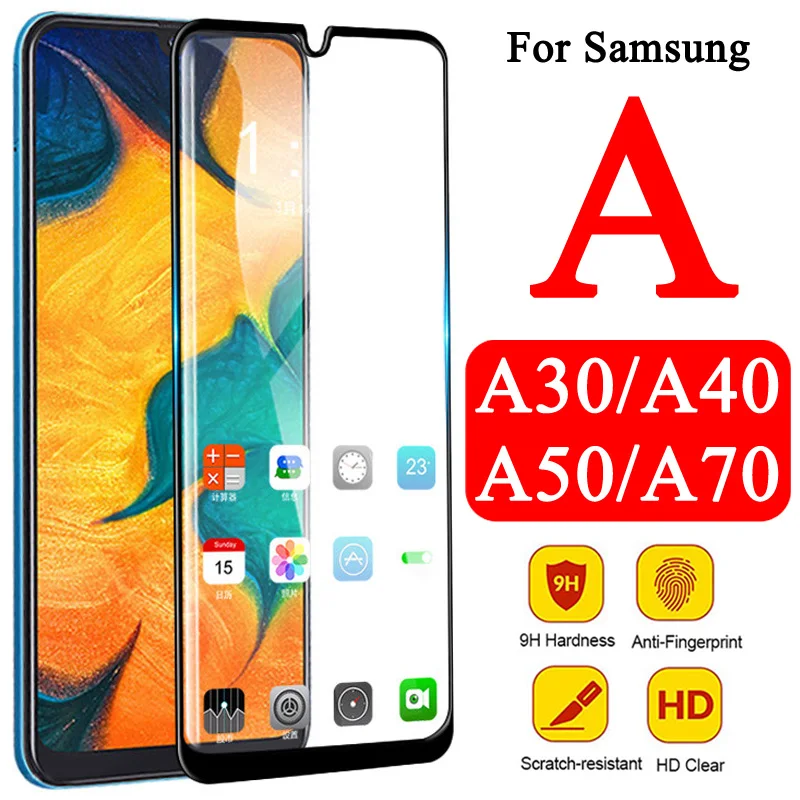 

Armored Protective Glass On For Samsung Galaxy A50 A70 A40 A30 Samsun A 50 70 40 30 Screen Protector Gallery 50A 70A Temper Film