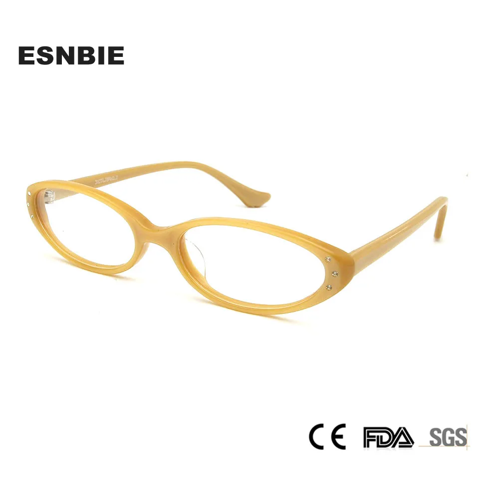ESNBIE, сексуальные Стразы, кошачьи очки, оптические Женские оправы, очки для близорукости, тонкие женские прозрачные Линзы для очков Oculos De Grau
