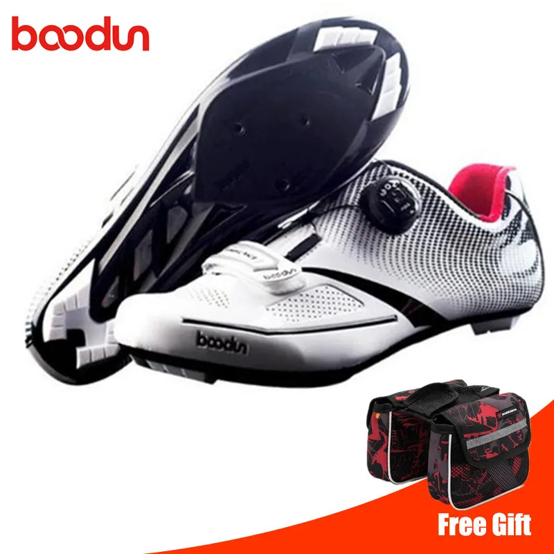 

BOODUN Cycling Shoes Road 2019 Ultralight Self-Locking Pro Men's Bike Triathlon Shoes Bicycle Lock Sneakers Zapatillas Ciclismo