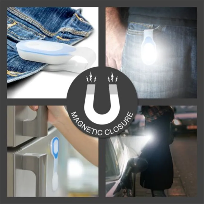 Cloth Magnet LED Silixone Clip Lamp (10)