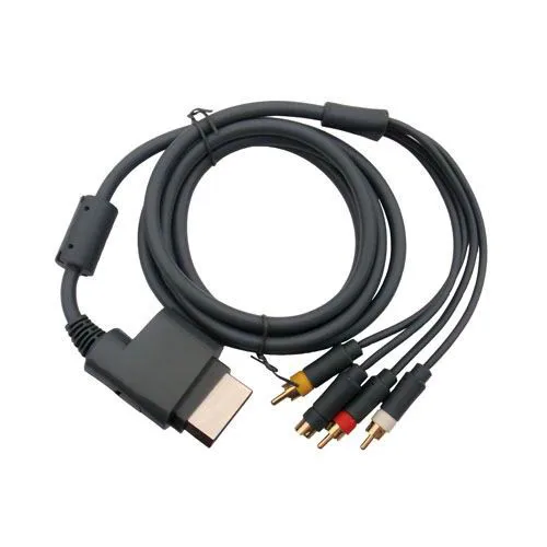 OSTENT Gray AV Audio Video A/V + S-Video Cable Cord for Microsoft Xbox 360 Console | Электроника