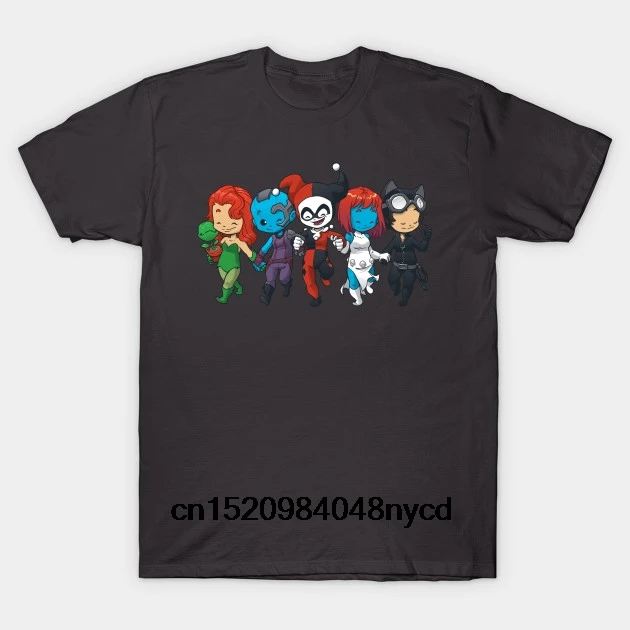 

Printed Men T Shirt Cotton tShirt O-Neck Short-Sleeve New Style Villainous BFFs Kids Women T-Shirt