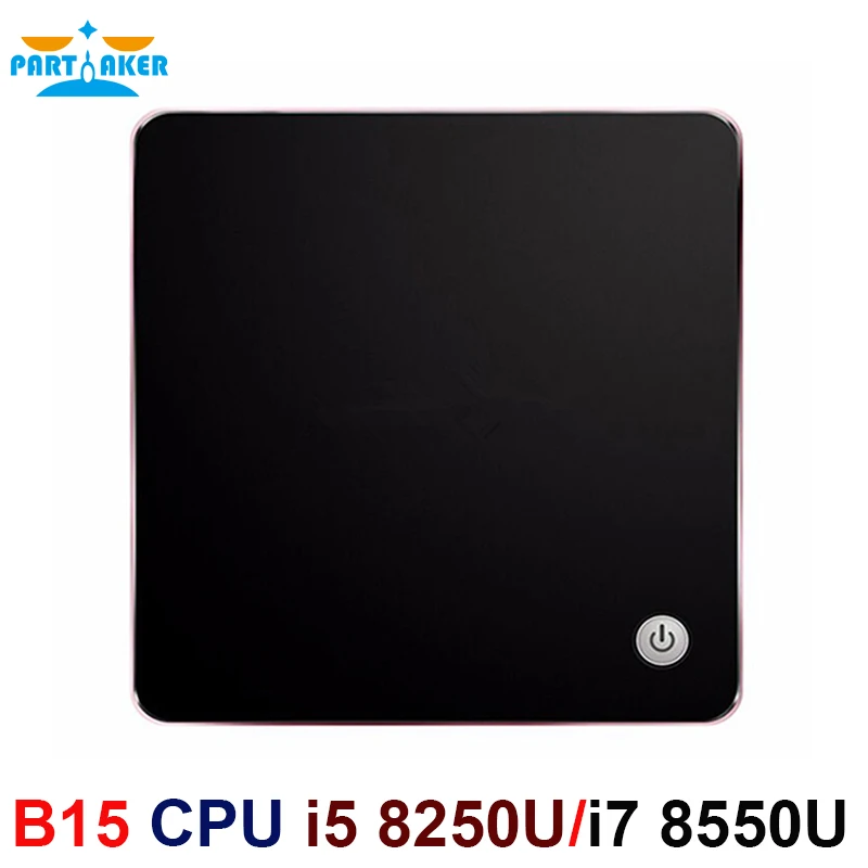 [Intel Core i7 8550U i5 8250U Quad Core] приставка Nuc Mini PC Windows 10 Pro DDR4 Max 32 ГБ AC Wifi Мини компьютер HDMI